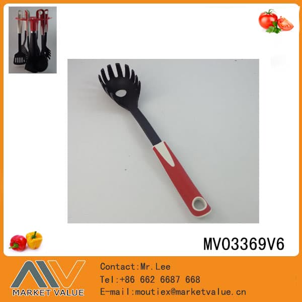 MV03369V6 Nylon Kitchn Tools With Pp+Tpr Handle /Spanghetti Clew