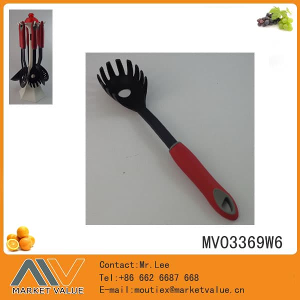 MV03369W6 Nylon Kitchen Tools With Ptr Handle /Spaghetti Clew