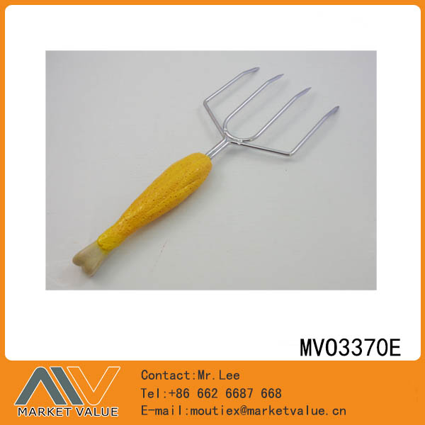 Bbq Fork With Resin Handle(Chicken)