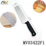 Ss Wavy Cutter Knife With Pp Handle B/C