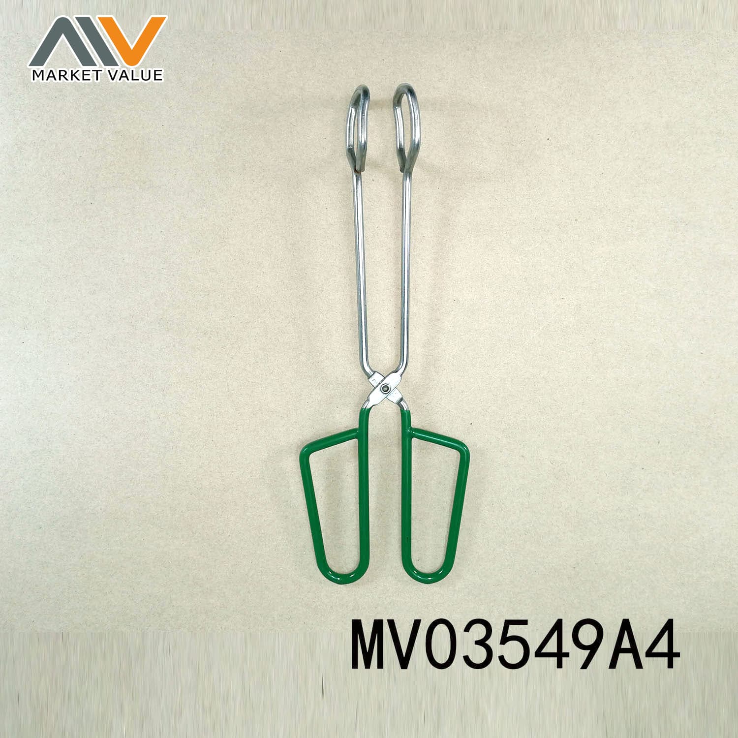 MV03549A4 Ss Food Tong With Pvc Coating