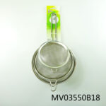 S/S Strainer Net #304Hanlde 430#(14/18/20Cm)