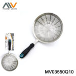 22CM SS Long Hole Strainer With TPR Handle