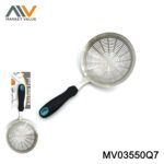 16CM SS Long Hole Strainer With TPR Handle