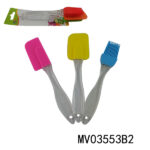 3Pcs Silicone Scraper And Brush