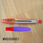 Silicone Basting Brush & 9"Silicone Food Tong