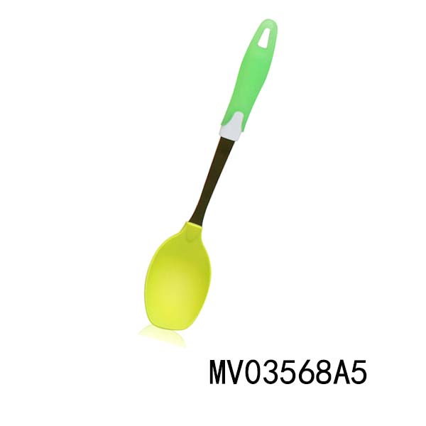 MV03568A5 Cooking Utensils Nylon Kitchen Tools Spoon W/Pp Handle