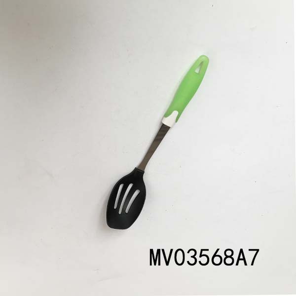 MV03568A7 Nylon Slotted Spoon With Pp Handle And S.S