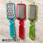 24Pcs S/S Grater With Plastic Handle/Kitchen Tool With Color Box