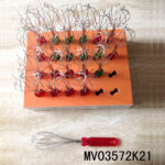 24 Pcs S/S Egg Beater With Plastic Handle/Kitchen Tool With Colour Box
