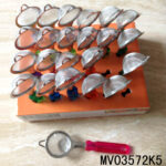 24Pcs S/S Strainer With Plastic Handle/Kitchen Tool With Colour Box