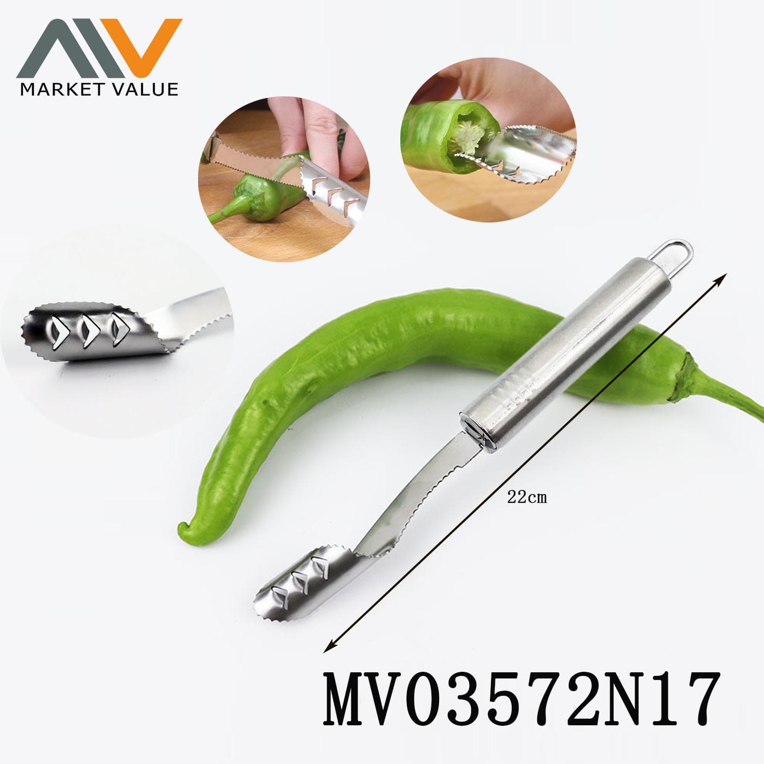 MV03572N17 S.S.Pepper Corer