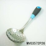 S/S Rubber And Plastic Handle Stainless Steel Strainer T/C