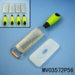 S/S Grater Acid Etch Blade Tpr+Ps Handle With Cover
