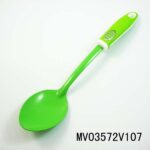 S/S Rubber And Plastic Handle Non Stick Spoon