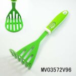 S/S Rubber And Plastic Handle Non Stick Potato Press