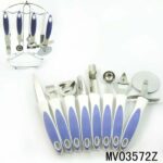 9Pcs Tpr+Pp Handle Kitchen Tools S/S