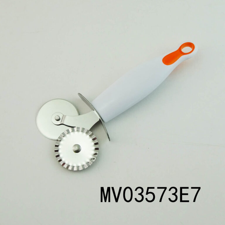 Two Head Chesses/Pizza Cutter With Plastic Handle