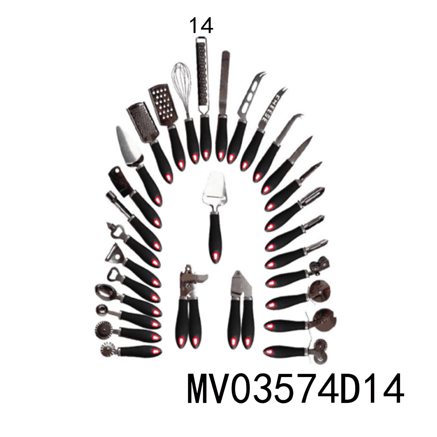 MV03574D14 Grater Acid Etch Blade With Tpr Habdle