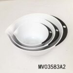 Sets Of 3Pcs Salad Bowl With Tpr Handle
