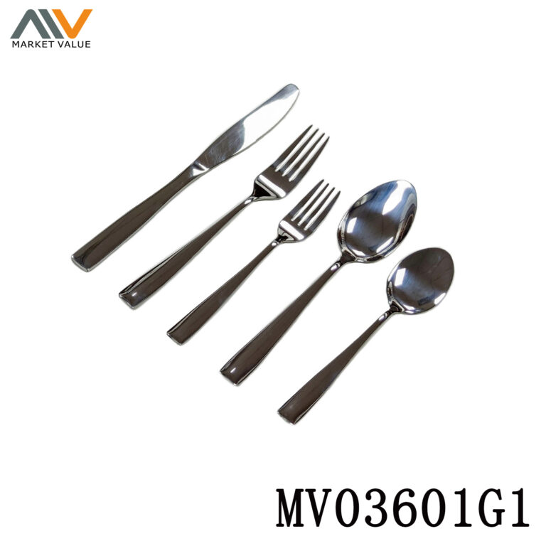 5 Piece Stainless Steel Tableware Set