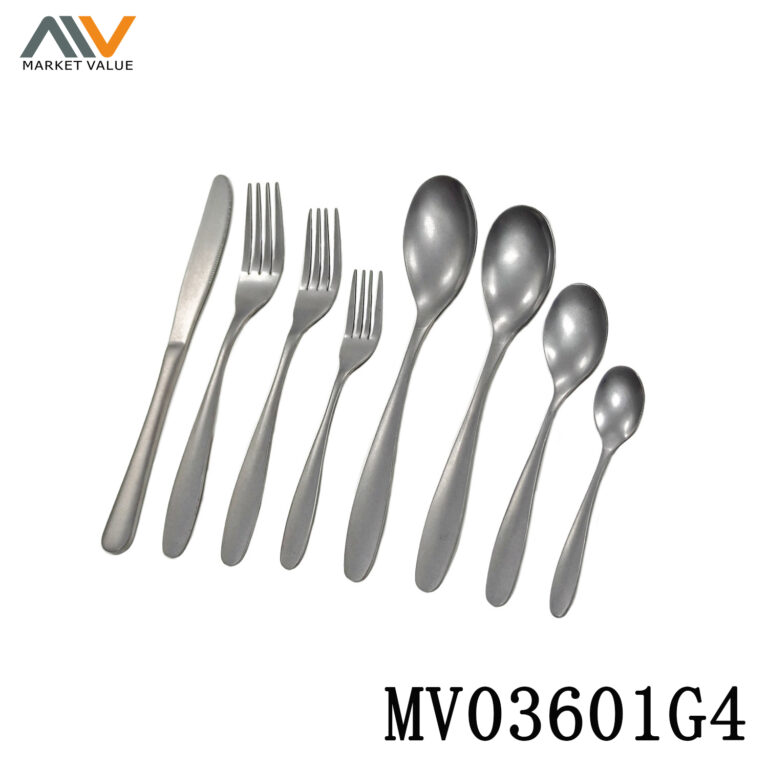 8 Piece Titanium Plated Tableware Set Pbh