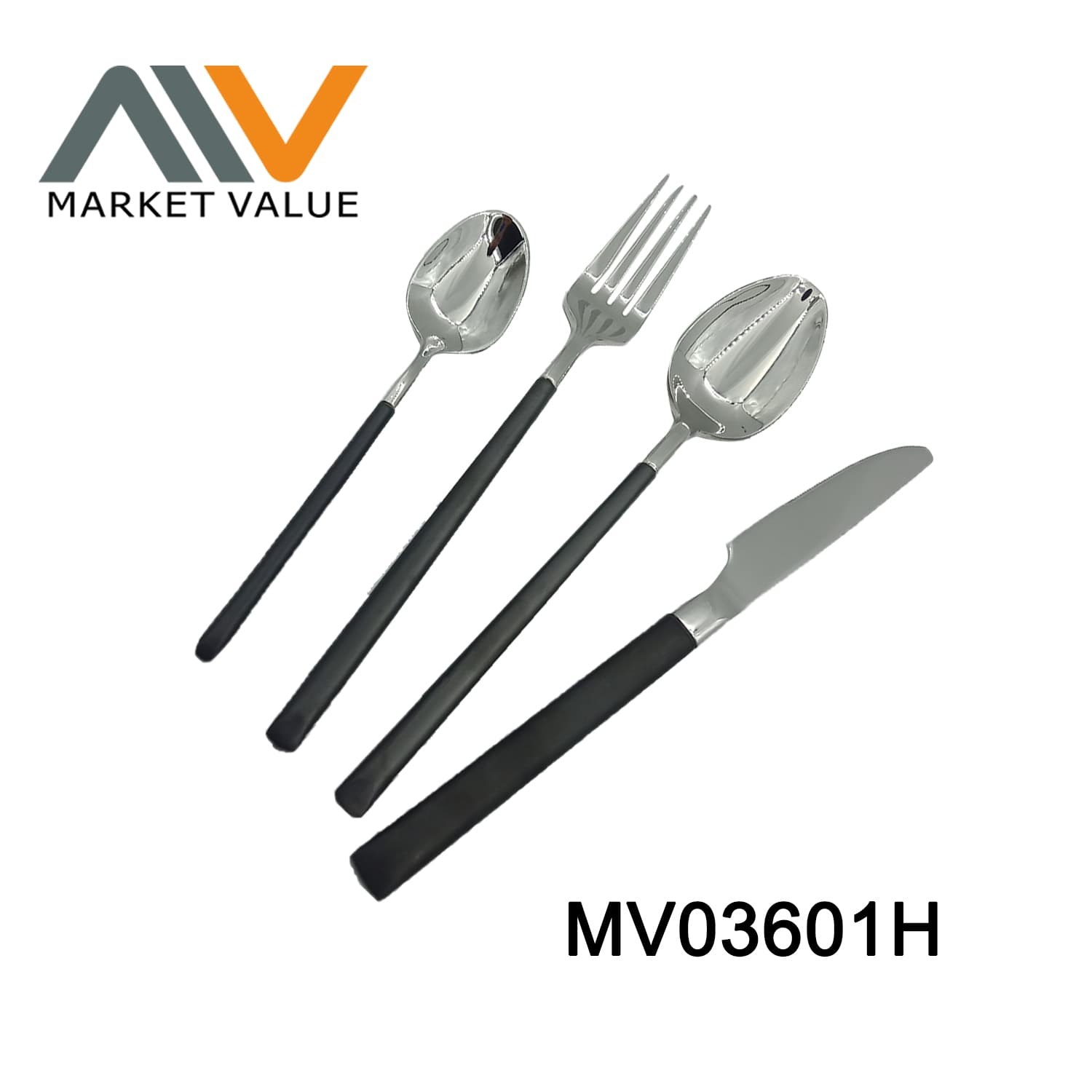 MV03601H 4 Pcs Tableware Set With Pp Handle