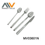 4Pcs Ss Tableware Set