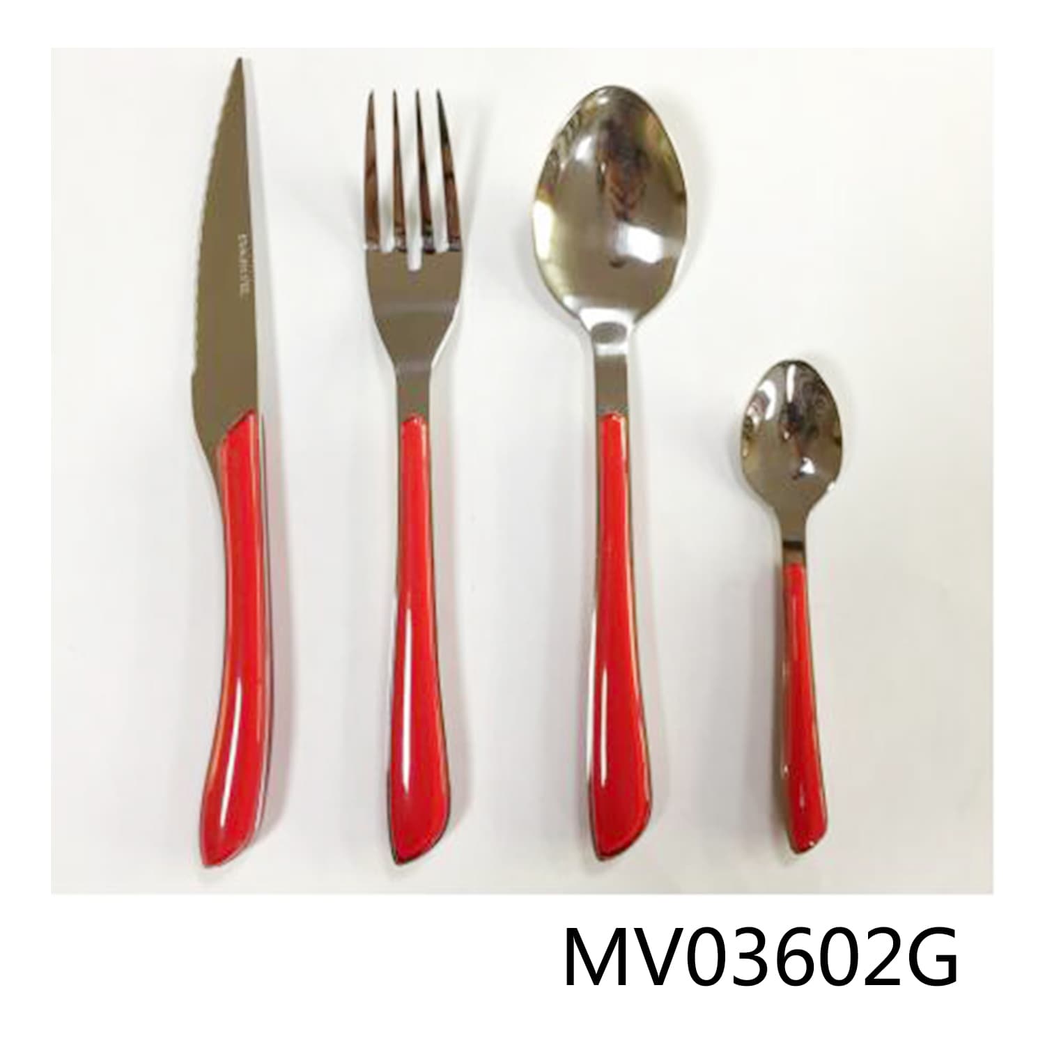 MV03602G Stes Of 4Pcs Cutlery Set(Knife/Spoon/Fork/Tea Spoon)