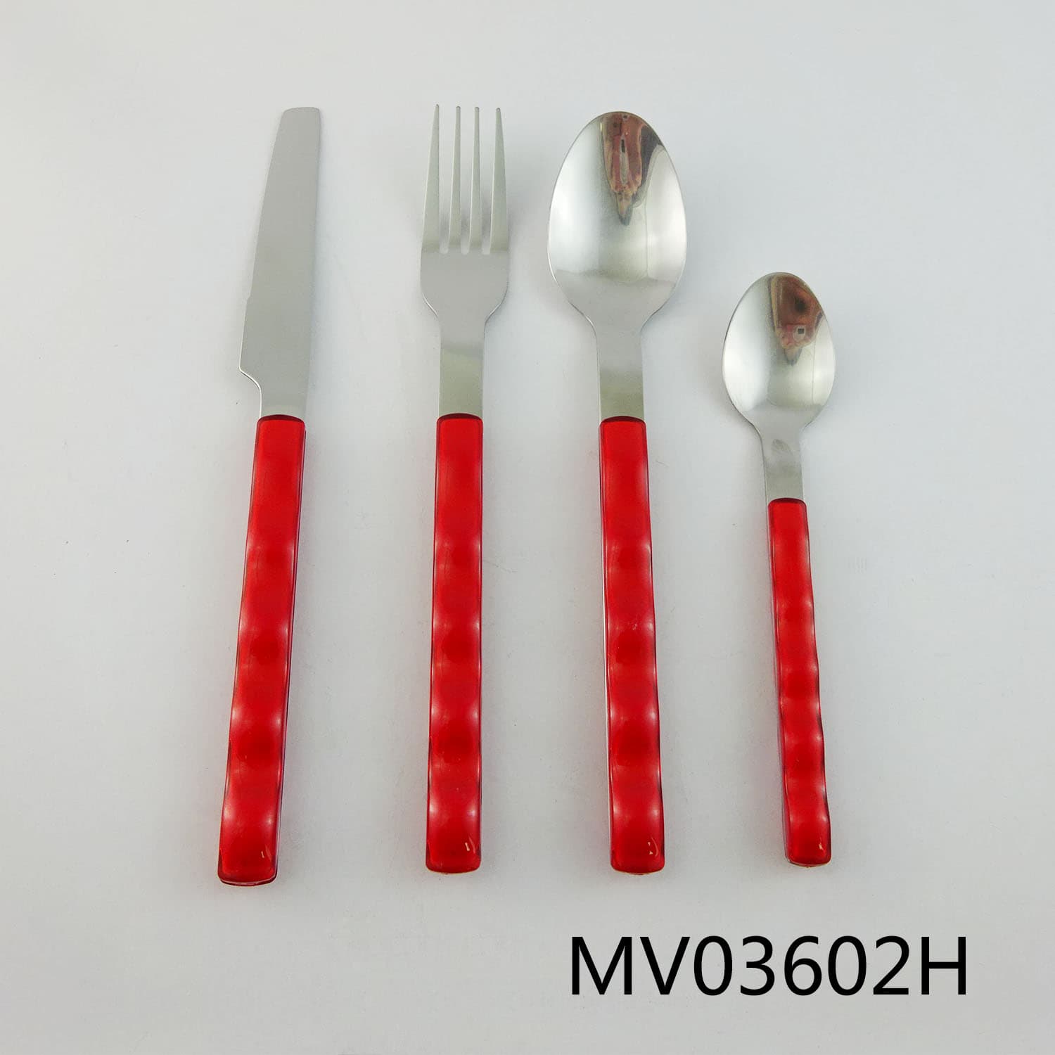 MV03602H Sets Of 4Pcs Cutlery Set(Knife/Spoon/Fork/Tea Spoon)