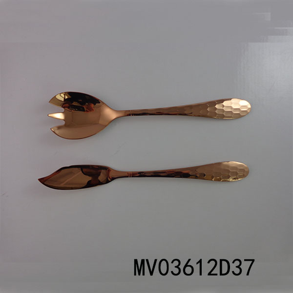 MV03612D37 Rose Gold Plated Stainless Steel Tableware