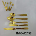 Gold Plated Stainless Steel Tableware
