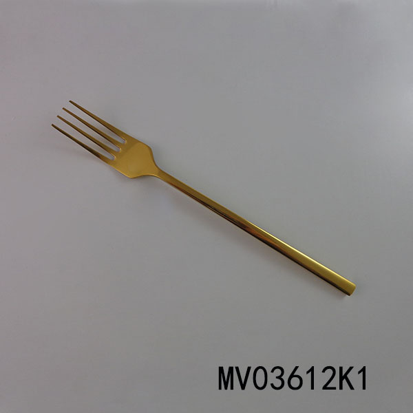 MV03612K1 Gold Plated Stainless Steel Fork