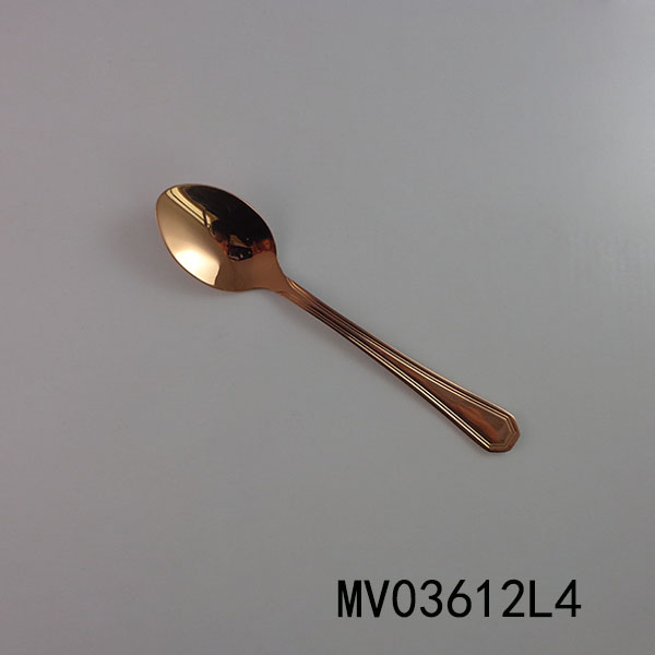 Rose Gold Plated Stainless Steel Spoon