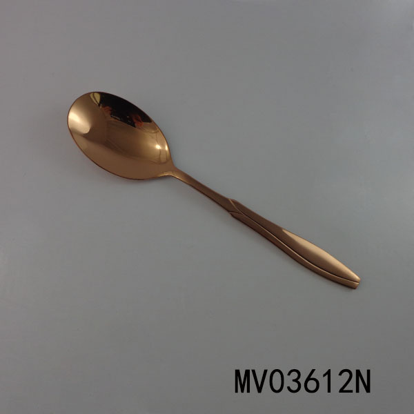 Rose Gold Plated Stainless Steel Spoon