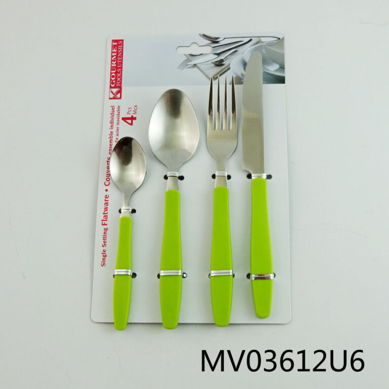 4Pcs Cutlery Set With Pp Handle
