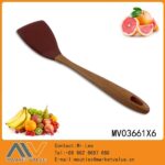 Silicone Turner With Wooden Handle