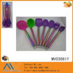 7Pcs Silicone Kitchen Tools With Painting Tube Handle