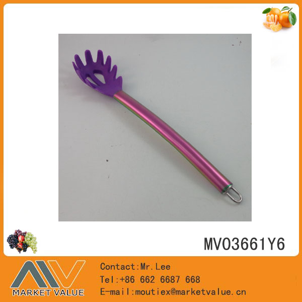 MV03661Y6 Silicon Kitchen Tools With Tube Handle/Spaghetti Clew