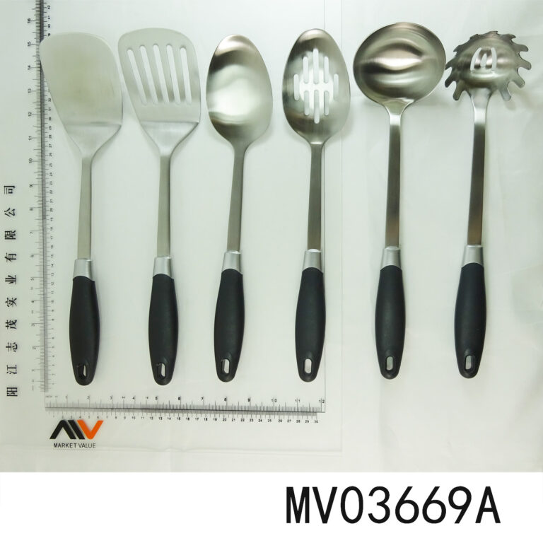 6Pcs Kitchen Tools With Plastic Handle