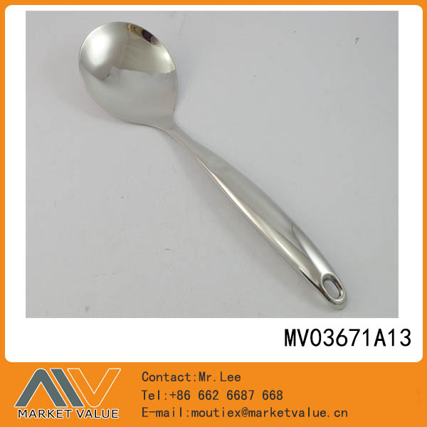 MV03671A13 S.S Rice Spoon With Fingerprint Handle