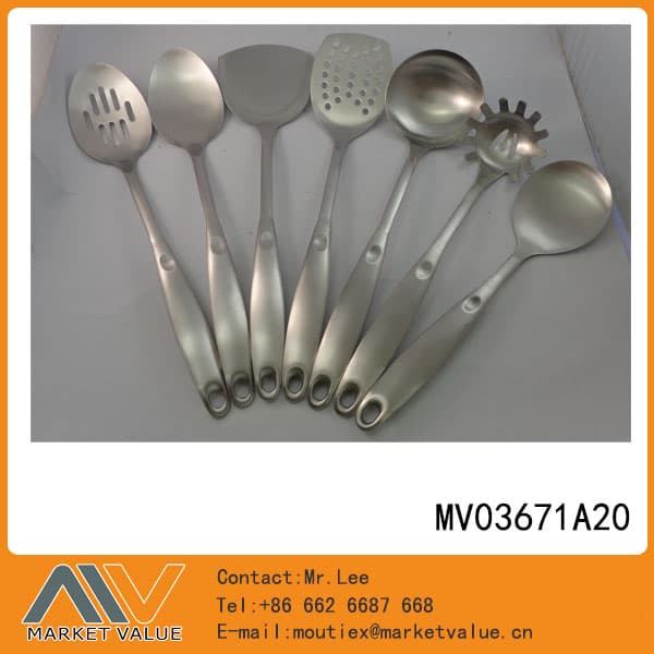 MV03671A20 9Pcs Fingerprint Handle S.S Kitchen Tools