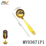 Stainless Steel Gold Plated Leaky Soup Shell