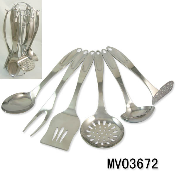 MV03672 6Pcs S/S Kitchen Tools
