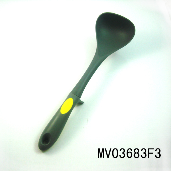 MV03683F3 Nylon Kitchen Tools With Plastic& Rubber Handle/Soup
