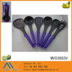 9Pcs Nylon Kitchen Tools With Pp Handle In Color Box