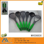 8Pcs Nylon Kitchen Tools With Ppr Handle In Color Box