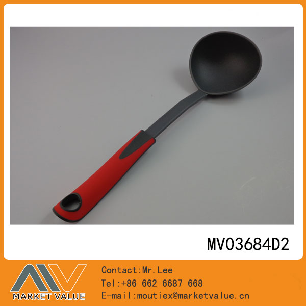 MV03684D2 Nylon Kitchen Toos With Pp Handle/Soup Spoon