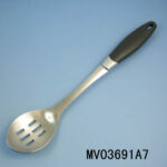Slotted Spoon Plastic Handle S/S T/C