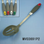 Nylon Slotted Spoon With Pp And S.S Handle